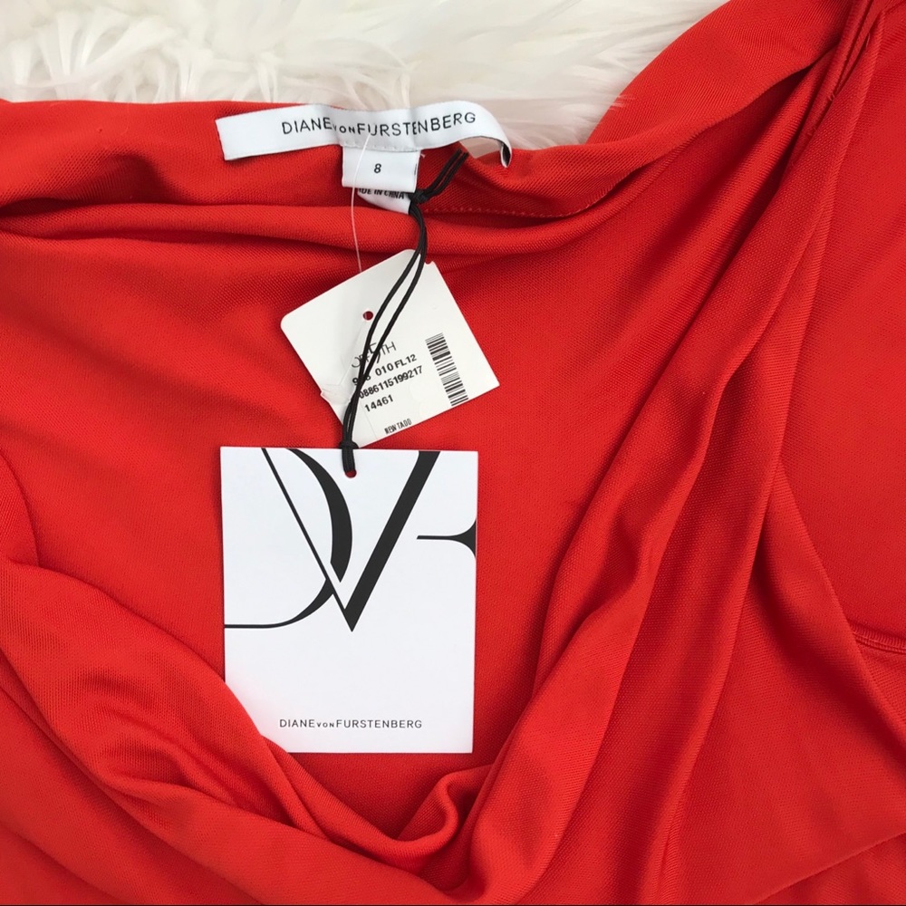 NEW Diane Von Furstenberg New Tadd Drop Waist Dres - Picture 6 of 7